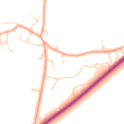 Daytime road noise heatmap for OX29 6YB
