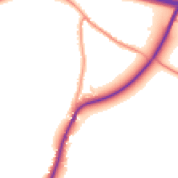 Daytime road noise heatmap for OX29 7AX