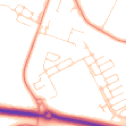 Daytime road noise heatmap for OX29 7BE