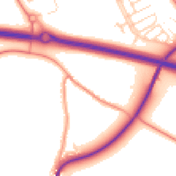 Daytime road noise heatmap for OX29 7NU