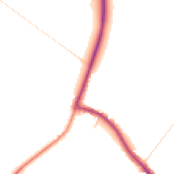 Daytime road noise heatmap for OX29 7QQ