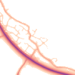 Daytime road noise heatmap for OX29 7UA