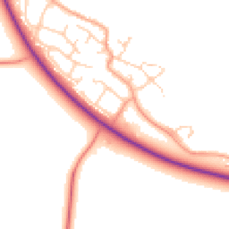 Daytime road noise heatmap for OX29 7XA