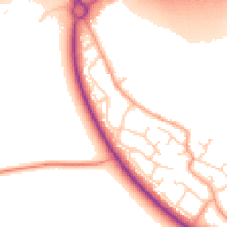 Daytime road noise heatmap for OX29 7XN
