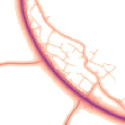 Daytime road noise heatmap for OX29 7YA