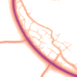 Daytime road noise heatmap for OX29 7YD