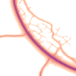Daytime road noise heatmap for OX29 7YE