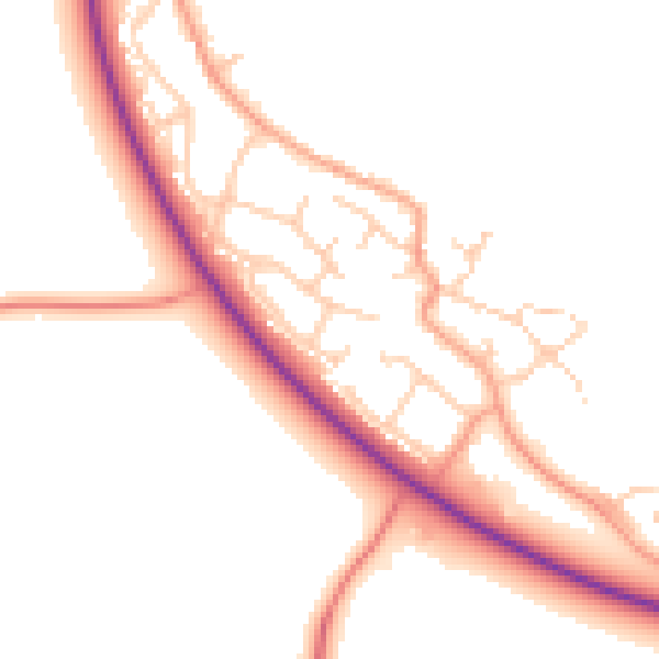 Daytime road noise heatmap for OX29 7YF