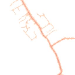 Daytime road noise heatmap for OX29 8AZ