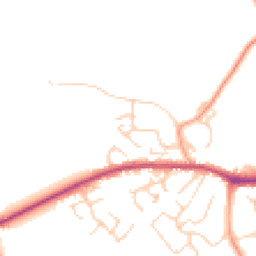 Daytime road noise heatmap for OX29 8DA