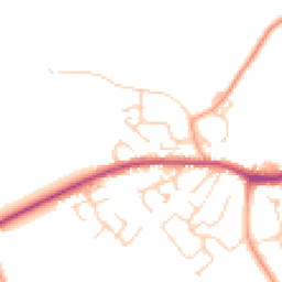 Daytime road noise heatmap for OX29 8DB