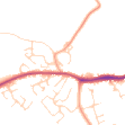 Daytime road noise heatmap for OX29 8DE
