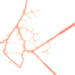 Daytime road noise heatmap for OX29 8EH