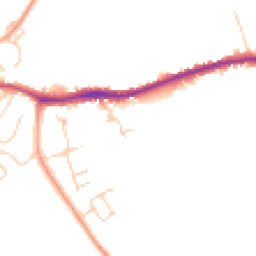 Daytime road noise heatmap for OX29 8FE