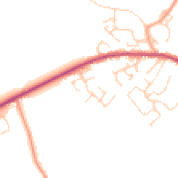 Daytime road noise heatmap for OX29 8FP