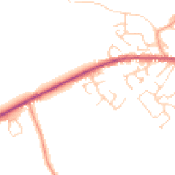 Daytime road noise heatmap for OX29 8FR