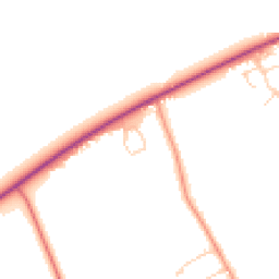 Daytime road noise heatmap for OX29 8GD