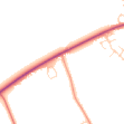 Daytime road noise heatmap for OX29 8HU