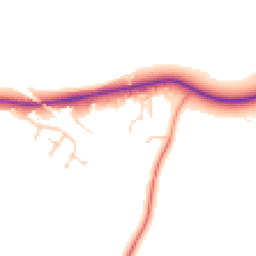 Daytime road noise heatmap for OX29 8LJ