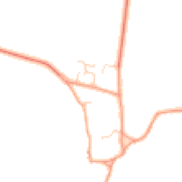 Daytime road noise heatmap for OX29 8PF