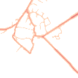Daytime road noise heatmap for OX29 8QE