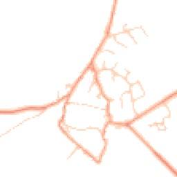 Daytime road noise heatmap for OX29 8QF