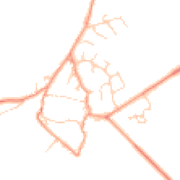 Daytime road noise heatmap for OX29 8QN