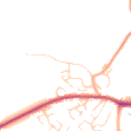 Daytime road noise heatmap for OX29 8RB