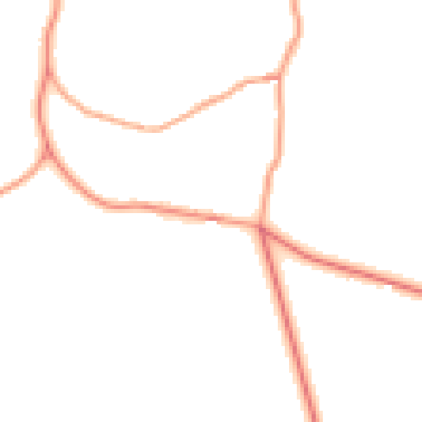 Daytime road noise heatmap for OX29 9NQ