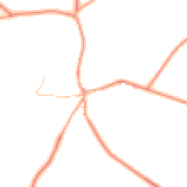 Daytime road noise heatmap for OX29 9TR