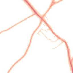 Daytime road noise heatmap for OX29 9TX