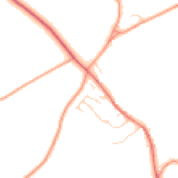 Daytime road noise heatmap for OX29 9TY