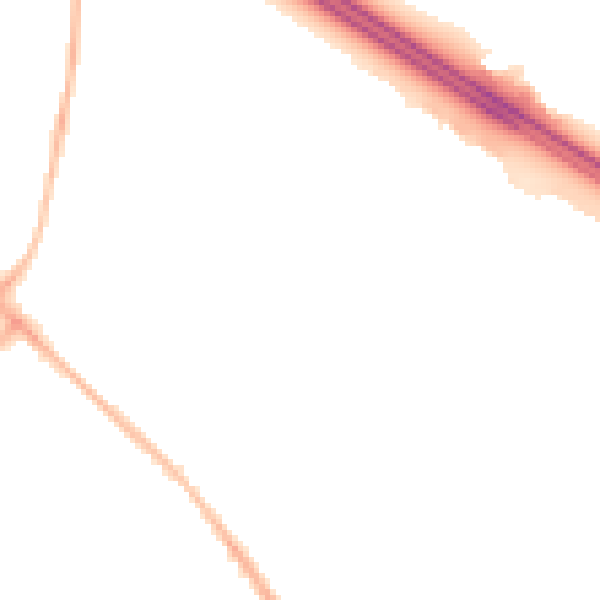 Night-time road noise heatmap for OX3 0AH