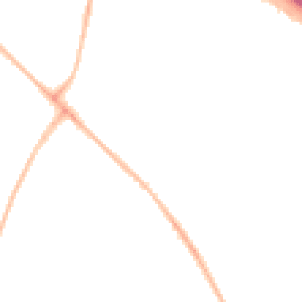 Night-time road noise heatmap for OX3 0AJ