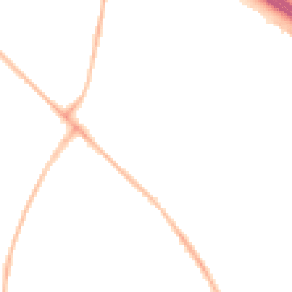 Night-time road noise heatmap for OX3 0AN