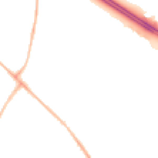 Night-time road noise heatmap for OX3 0AS