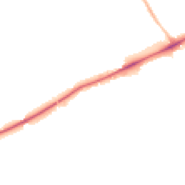 Night-time road noise heatmap for OX3 0BT