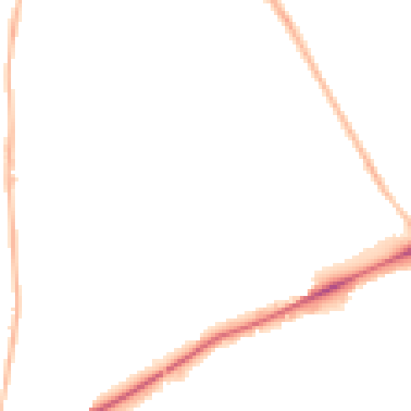 Night-time road noise heatmap for OX3 0BU