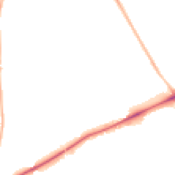 Night-time road noise heatmap for OX3 0BX
