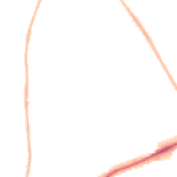 Night-time road noise heatmap for OX3 0DU