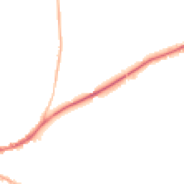 Night-time road noise heatmap for OX3 0EB