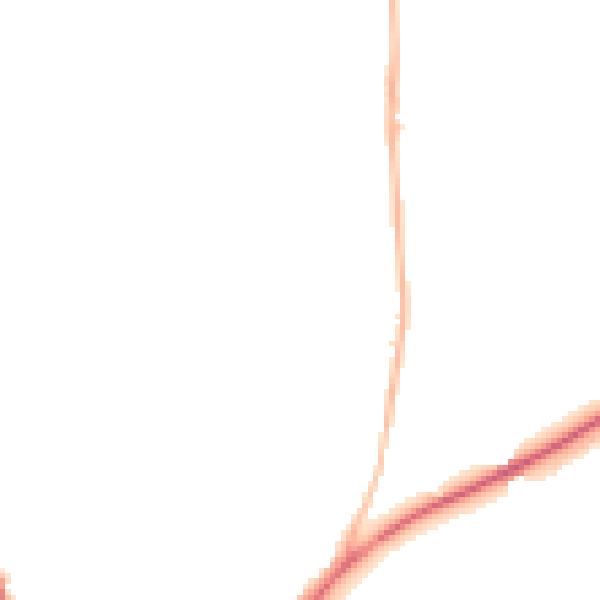 Night-time road noise heatmap for OX3 0EG