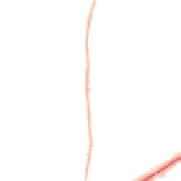Night-time road noise heatmap for OX3 0EJ