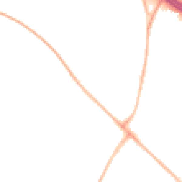 Night-time road noise heatmap for OX3 0NA
