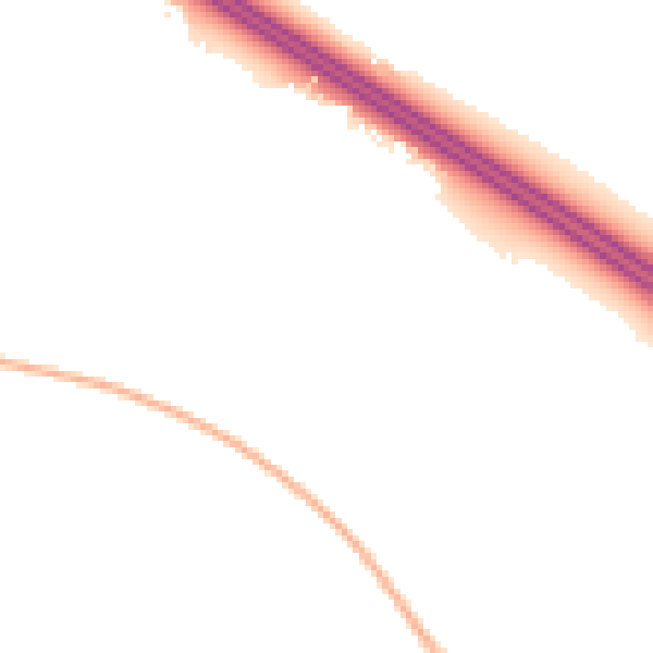 Night-time road noise heatmap for OX3 0PN