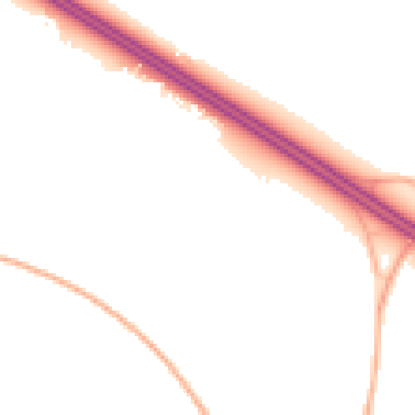 Night-time road noise heatmap for OX3 0PR