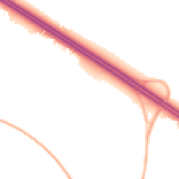 Night-time road noise heatmap for OX3 0PS