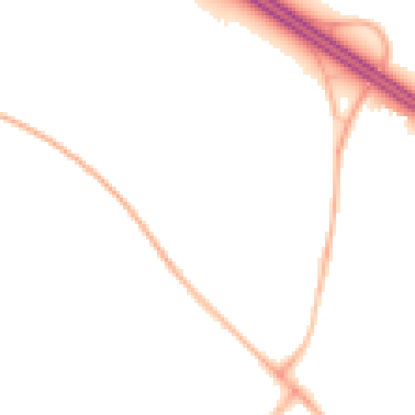 Night-time road noise heatmap for OX3 0PW