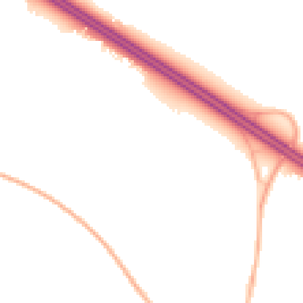 Night-time road noise heatmap for OX3 0QR