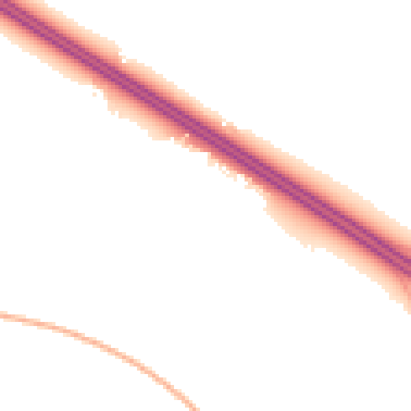 Night-time road noise heatmap for OX3 0QS